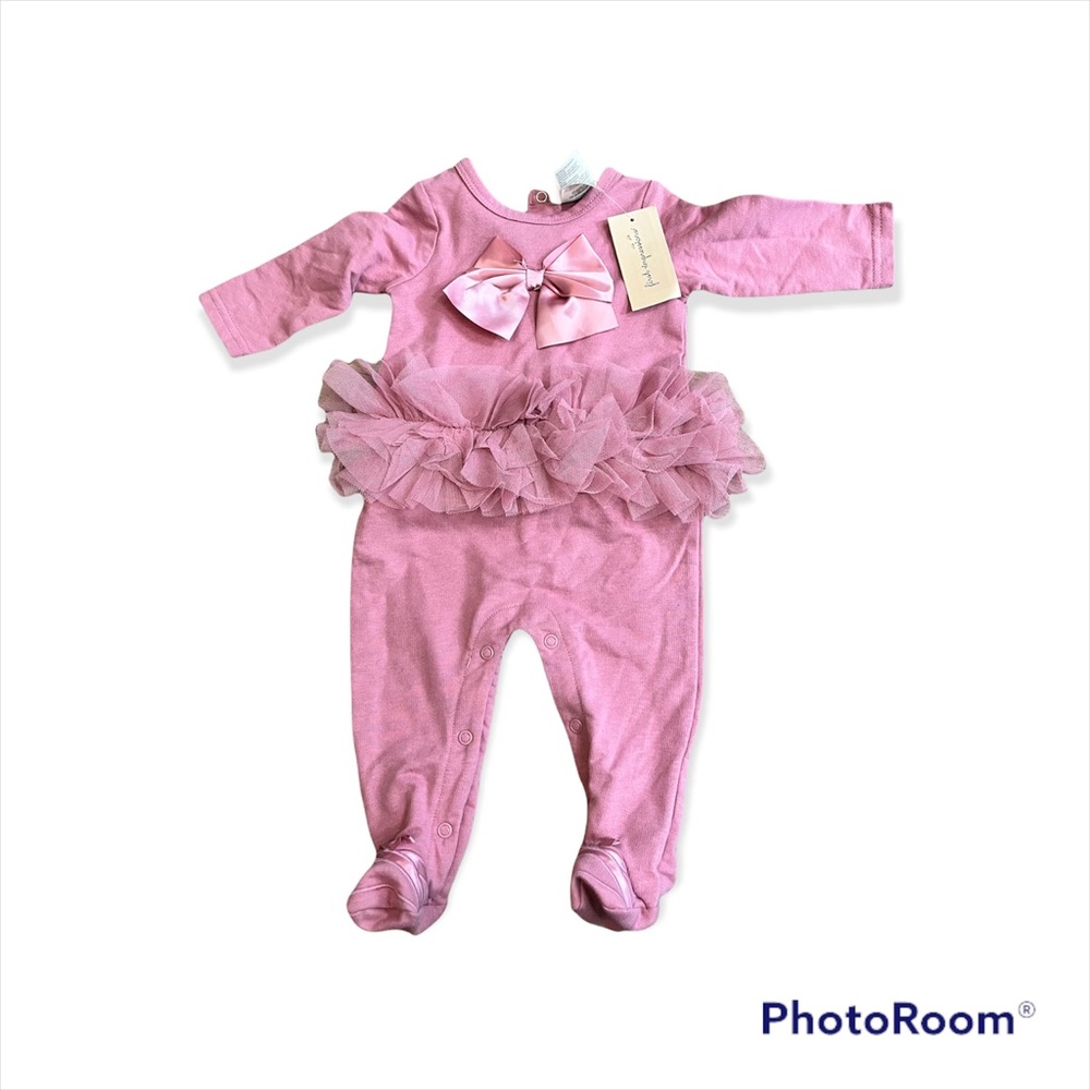 First impressions baby girl tutu onesie 3-6m new